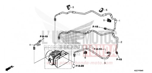 TUYAU DE FREIN CRF250RLAK de 2019